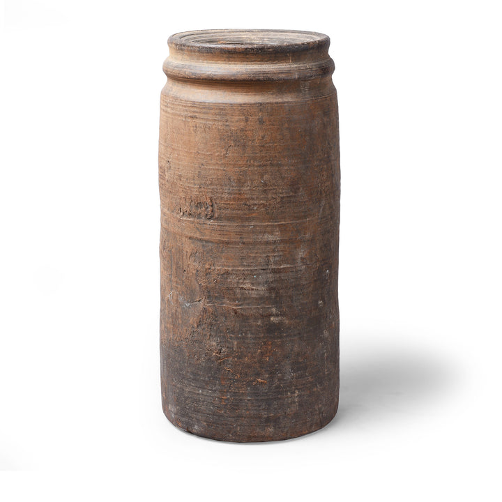 Old Wooden Milk Pot From Himachal Pradesh | Indigo Antiques