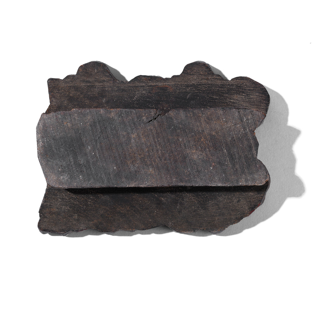 Underside Of Old Indian Paisley Wooden Textile Printing Block From Jaipur