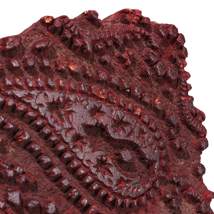 Detail From Old Paisley Textile Printing Block