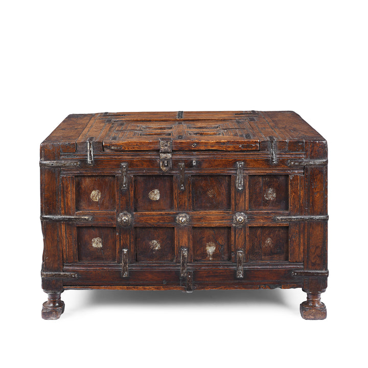 Antique Indian Stick Box Storage Chest | Indigo Antiques