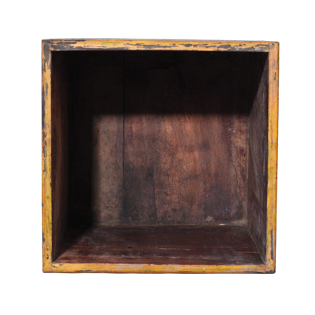 Vintage Black Painted Set Of 3 Planters