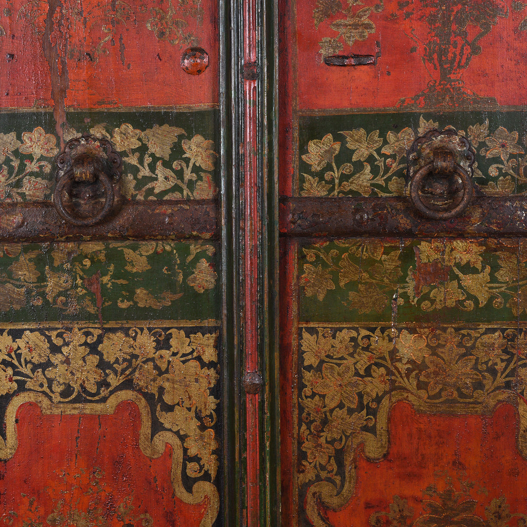 Artwork From Exceptional Indian Double Sided Painted Doors | Indigo Antiques