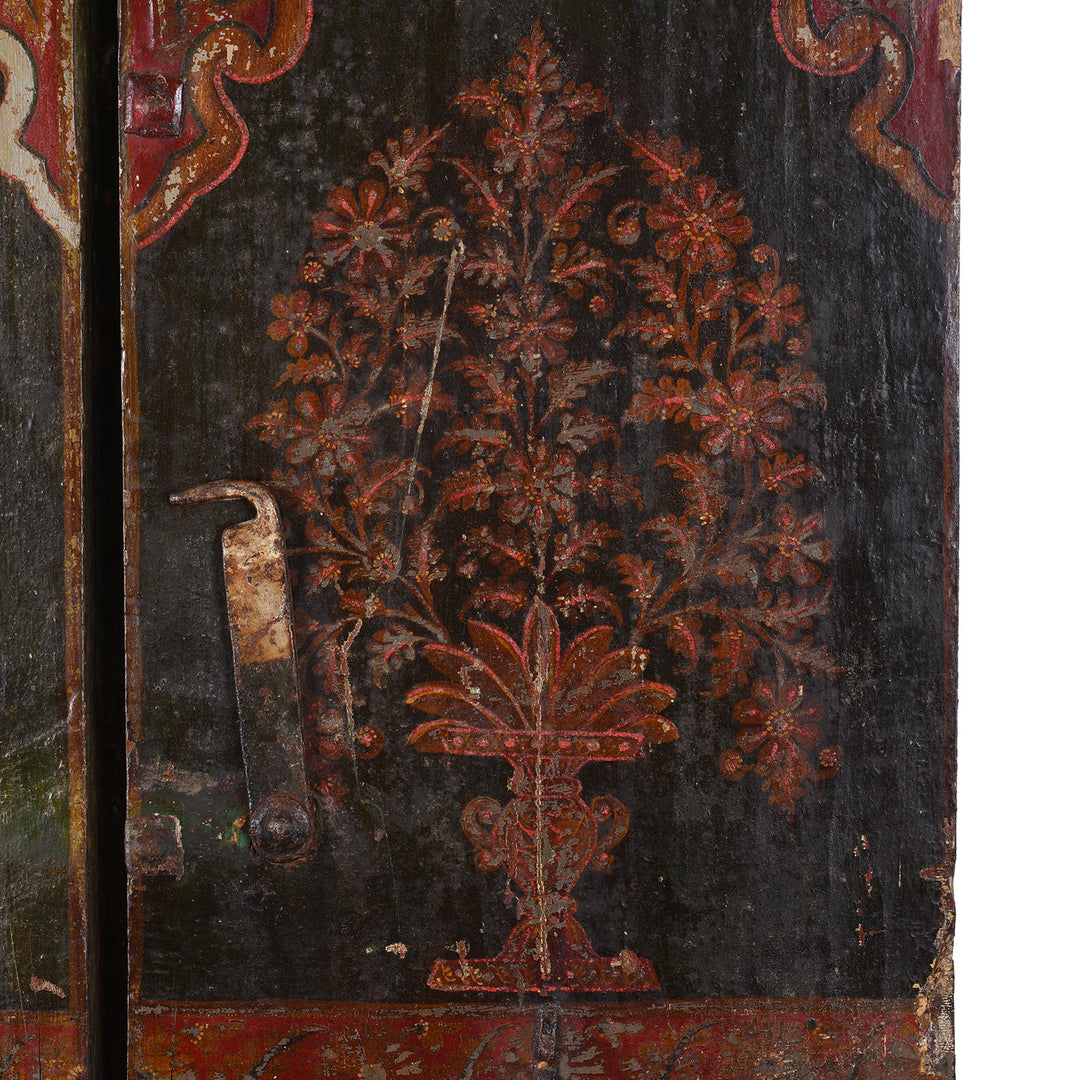 Artwork From Exceptional Indian Double Sided Painted Doors | Indigo Antiques