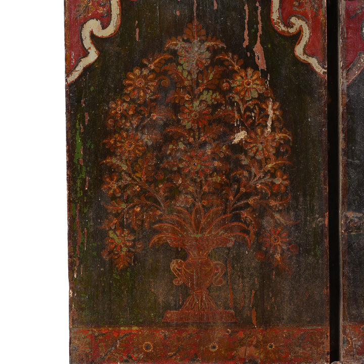 Artwork From Exceptional Indian Double Sided Painted Doors | Indigo Antiques