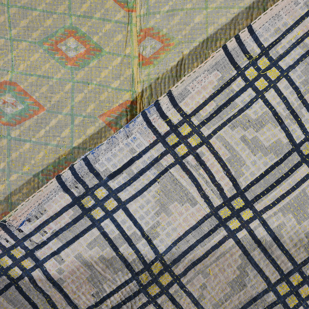 Vintage Bengali Kantha Throw | Indigo Antiques 