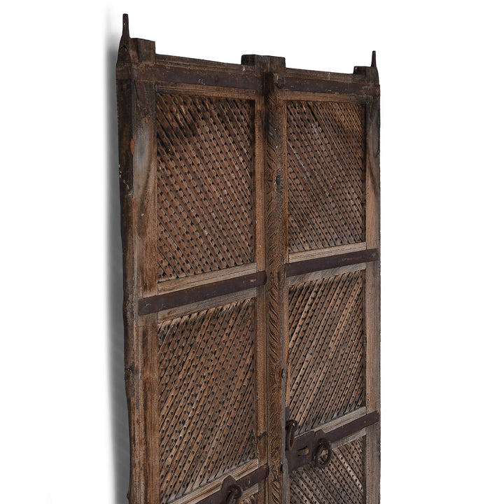 Depth Detail From Carved Teak Jali Doors From Bikaner