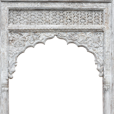 Carved Rosewood Archway From Punjab - 19th Century