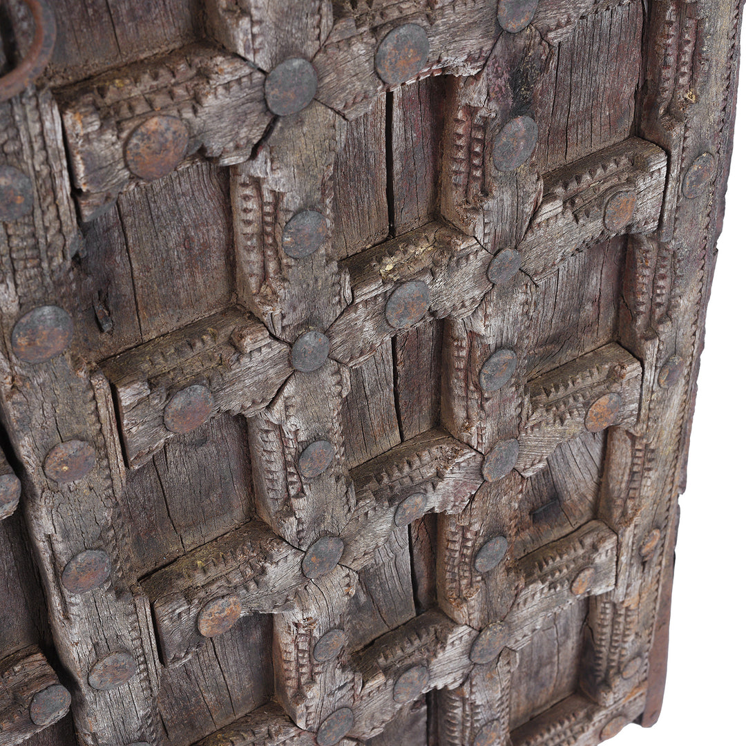 Detail From Antique Indian Carved Window Shutter