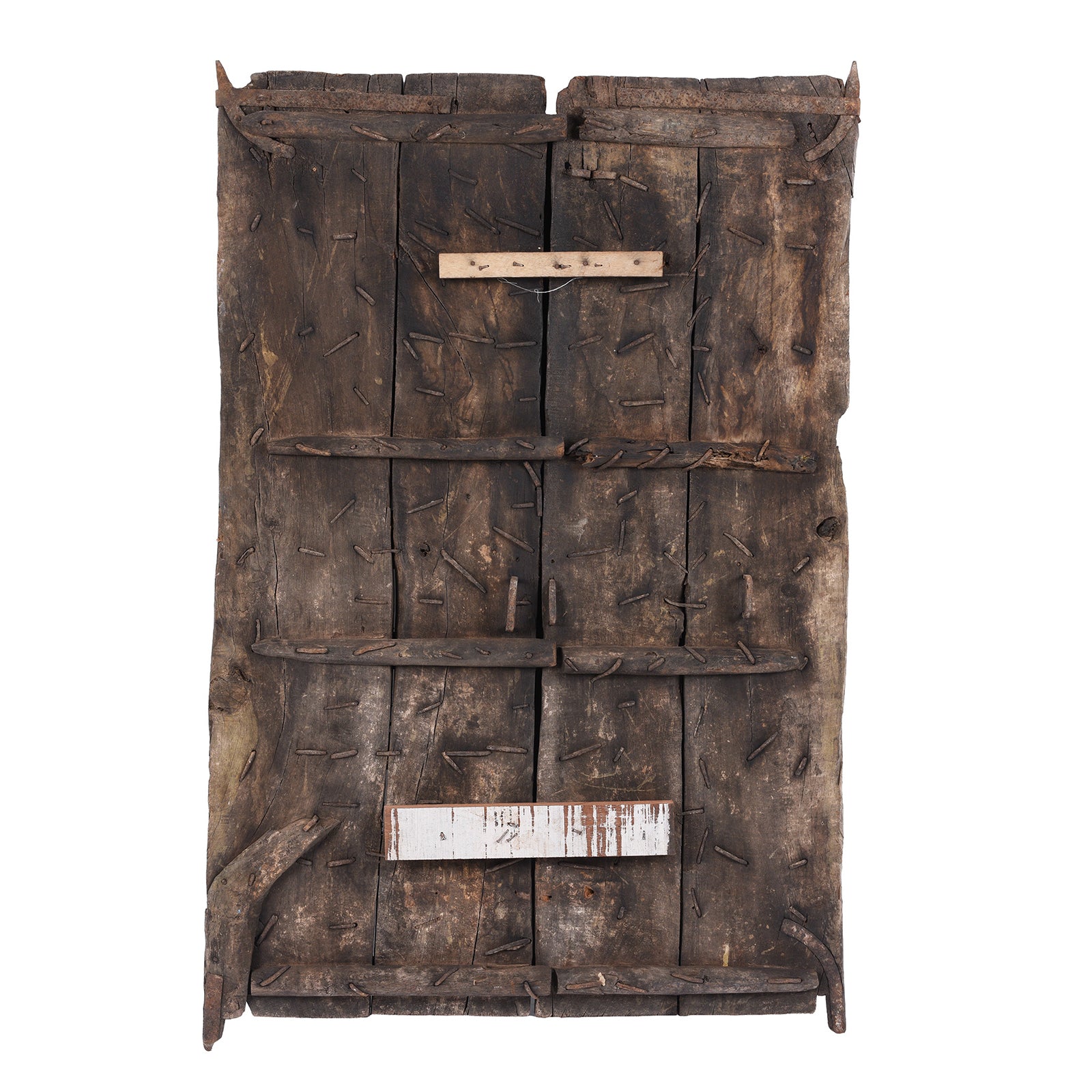 Back of Antique Indian Carved Window Shutter