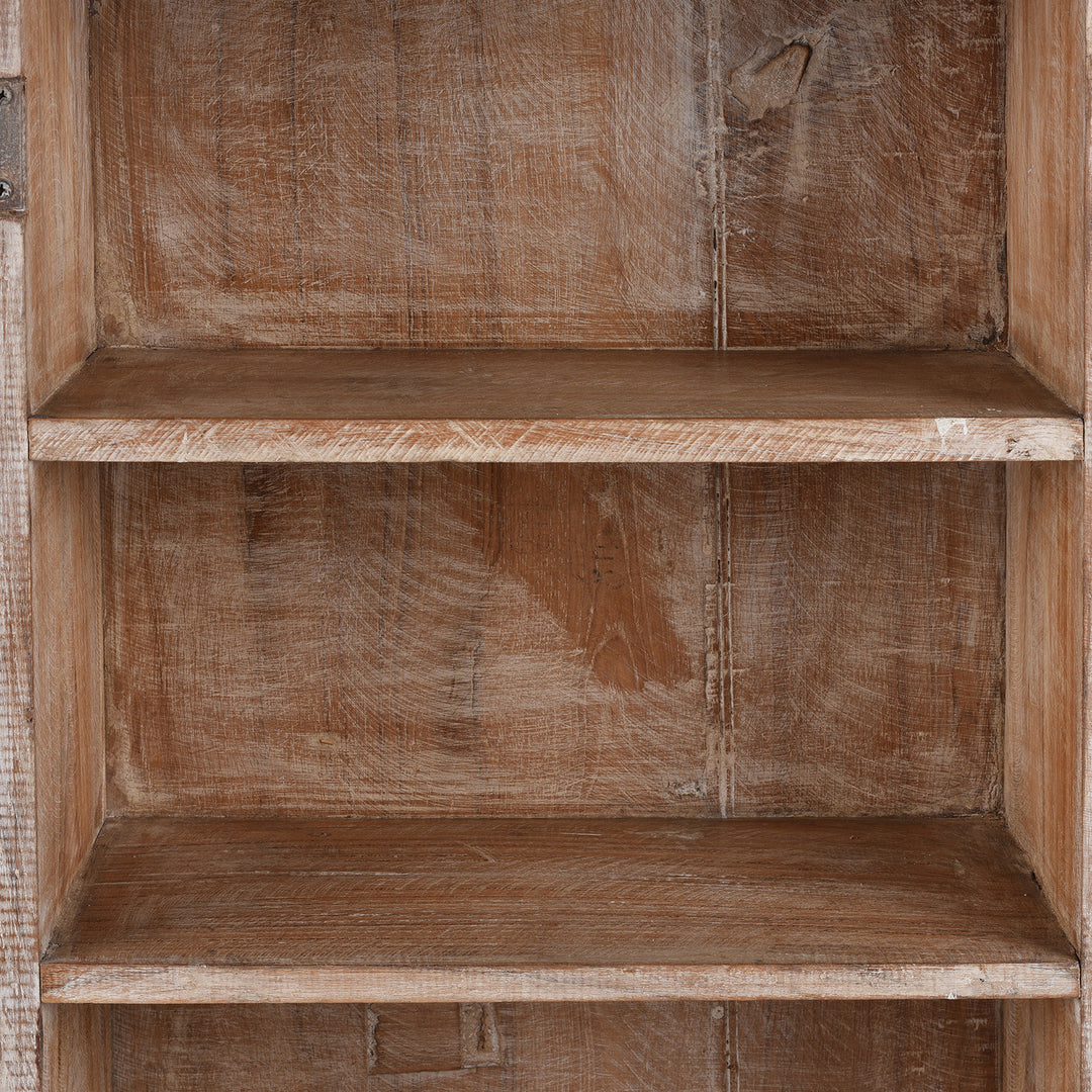 Interior Detail From Reclaimed Indian Carved Wall Cabinet | Indigo Antiques