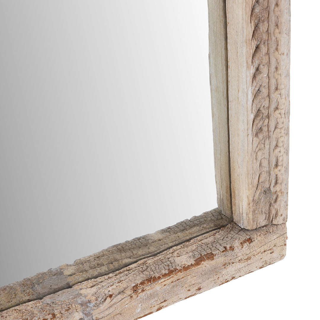 Depth Detail From Antique Indian Bleached Mughal Mirror | Indigo Antiques