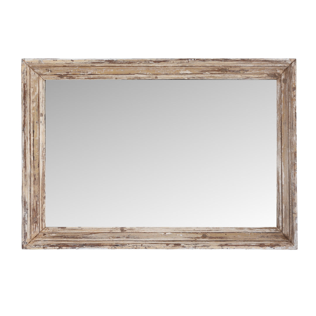 Mirror Made From Old Architectural Teak | Indigo Antiques