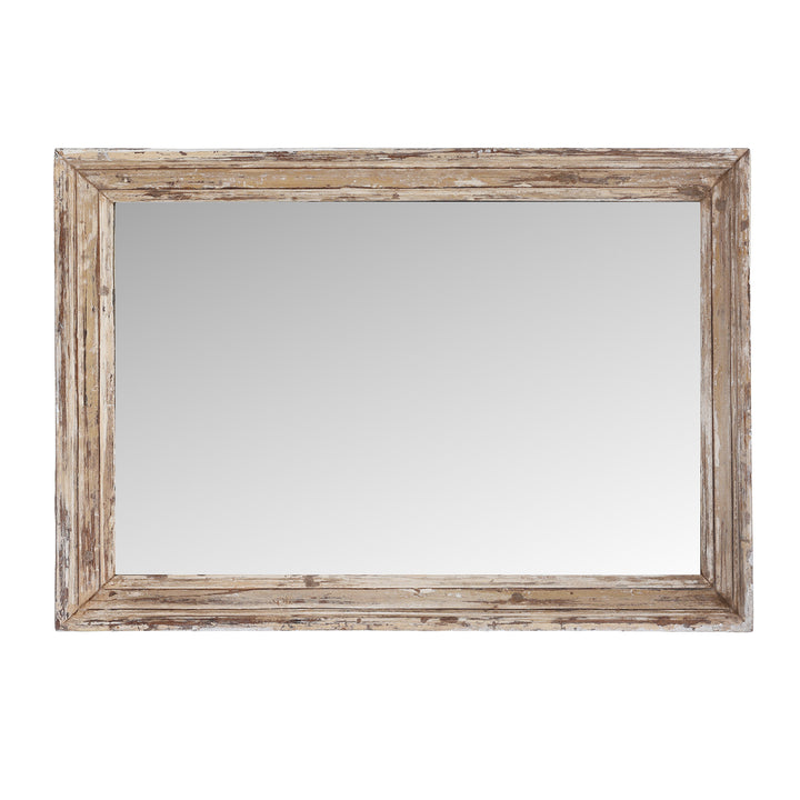 Mirror Made From Old Architectural Teak | Indigo Antiques