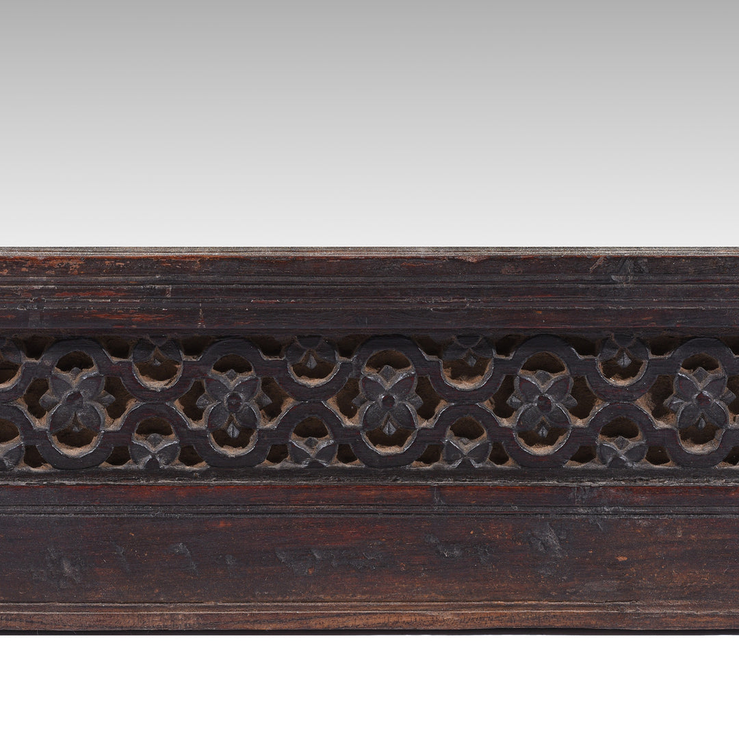 Carving Detail From Antique Indian Window Mirror From Nagaur | Indigo Antiques