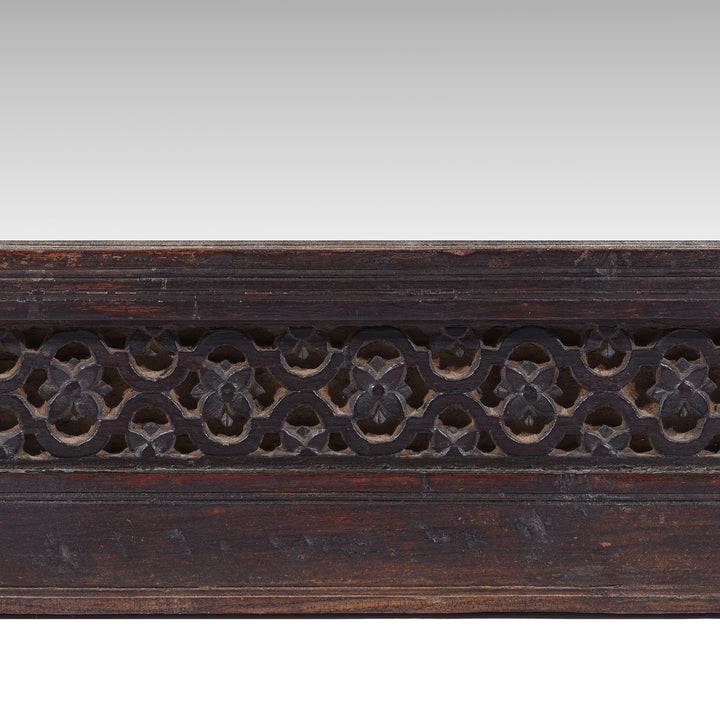 Carving Detail From Antique Indian Window Mirror From Nagaur | Indigo Antiques