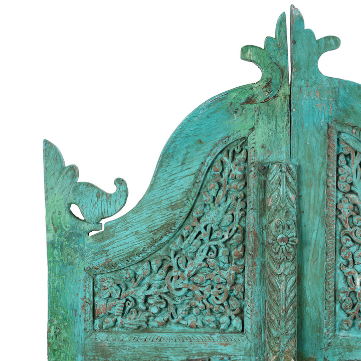 Corner Detail From Antique Indian Dog Gate | Indigo Antiques