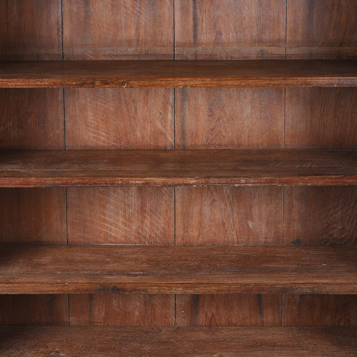 Interior Detail From Antique Indian Glazed Teak Book Cabinet | Indigo Antiques