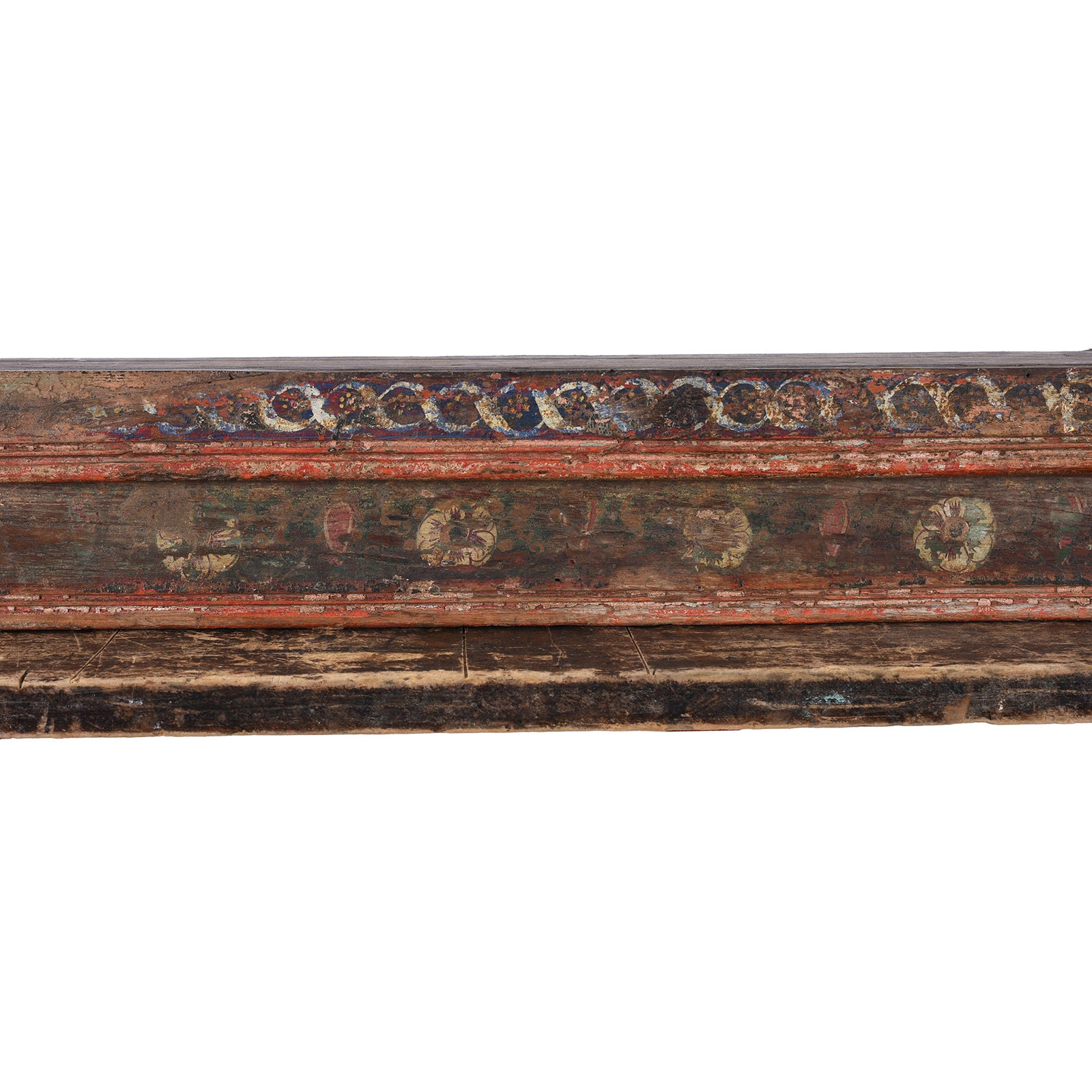 Detail From Antique Indian Painted Triple Arch | Indigo Antiques