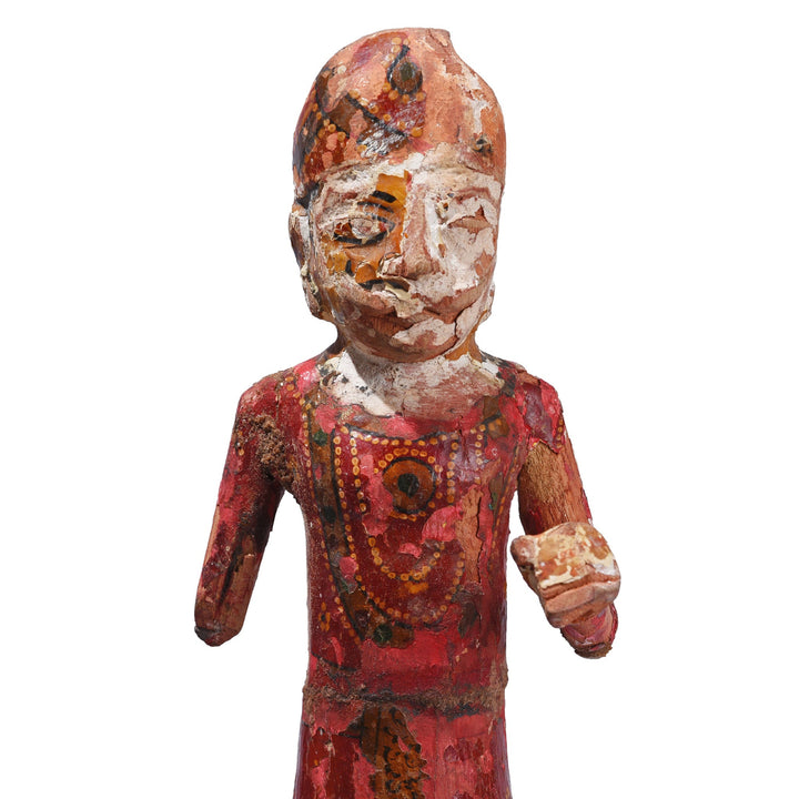 Vintage Indian Painted Gangaur Figures - Ca 1940 | Indigo Antiques