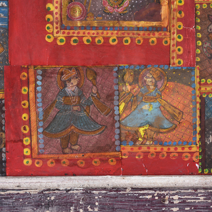 Detail From Sri Nathji & Jain Framed Prints - Nandi's & Buddha | Indigo Antiques