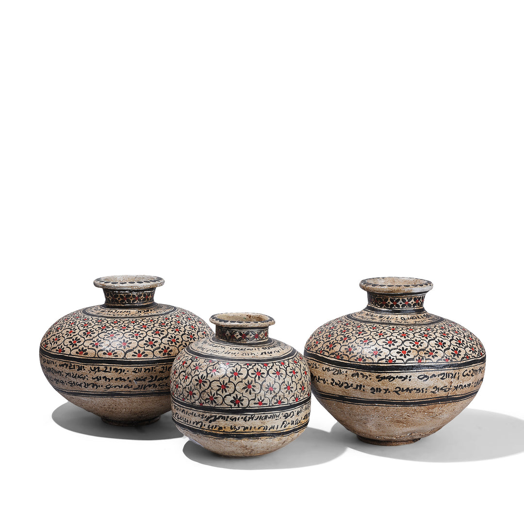 Group Of Painted Lotas