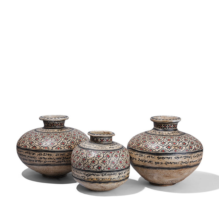 Group Of Painted Lotas