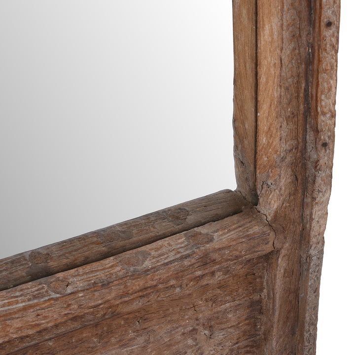 Depth Detail From Antique Indian Carved Window Mirror | Indigo Antiques