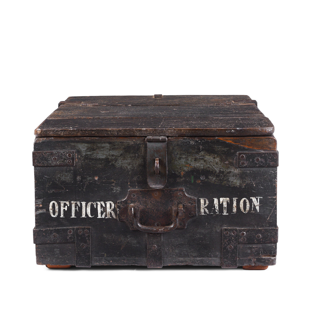 Antique Indian Teak Ammunition 'Limber' Chest | Indigo Antiques