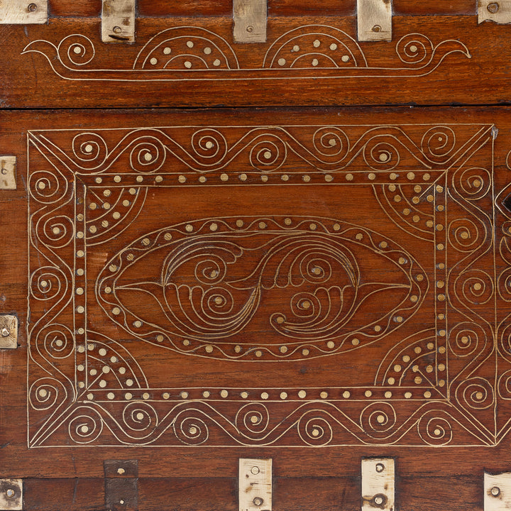 Detail From Antique Burmese Dowry Chest | Indigo Antiques