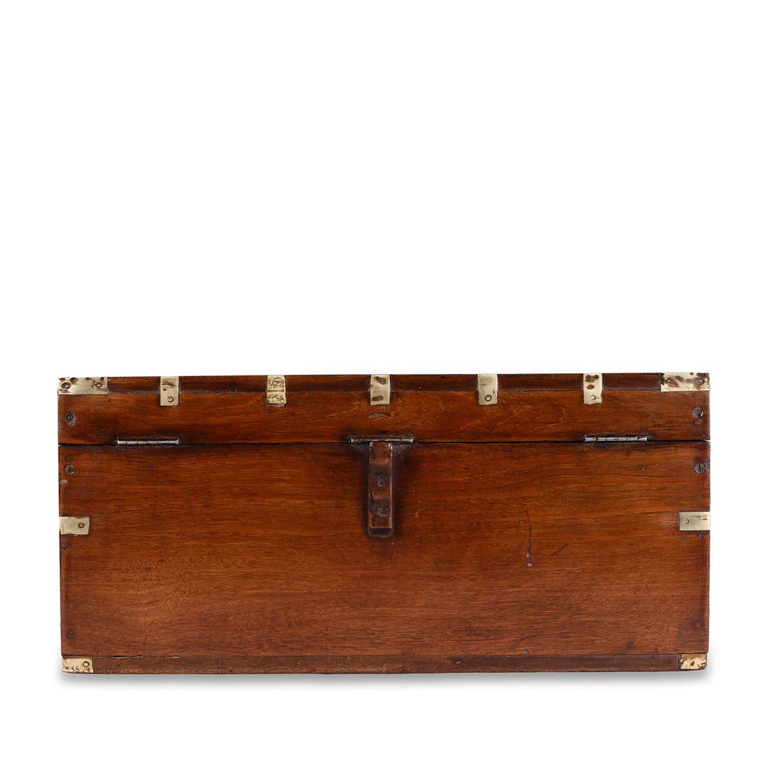 Back Of Antique Burmese Dowry Chest | Indigo Antiques