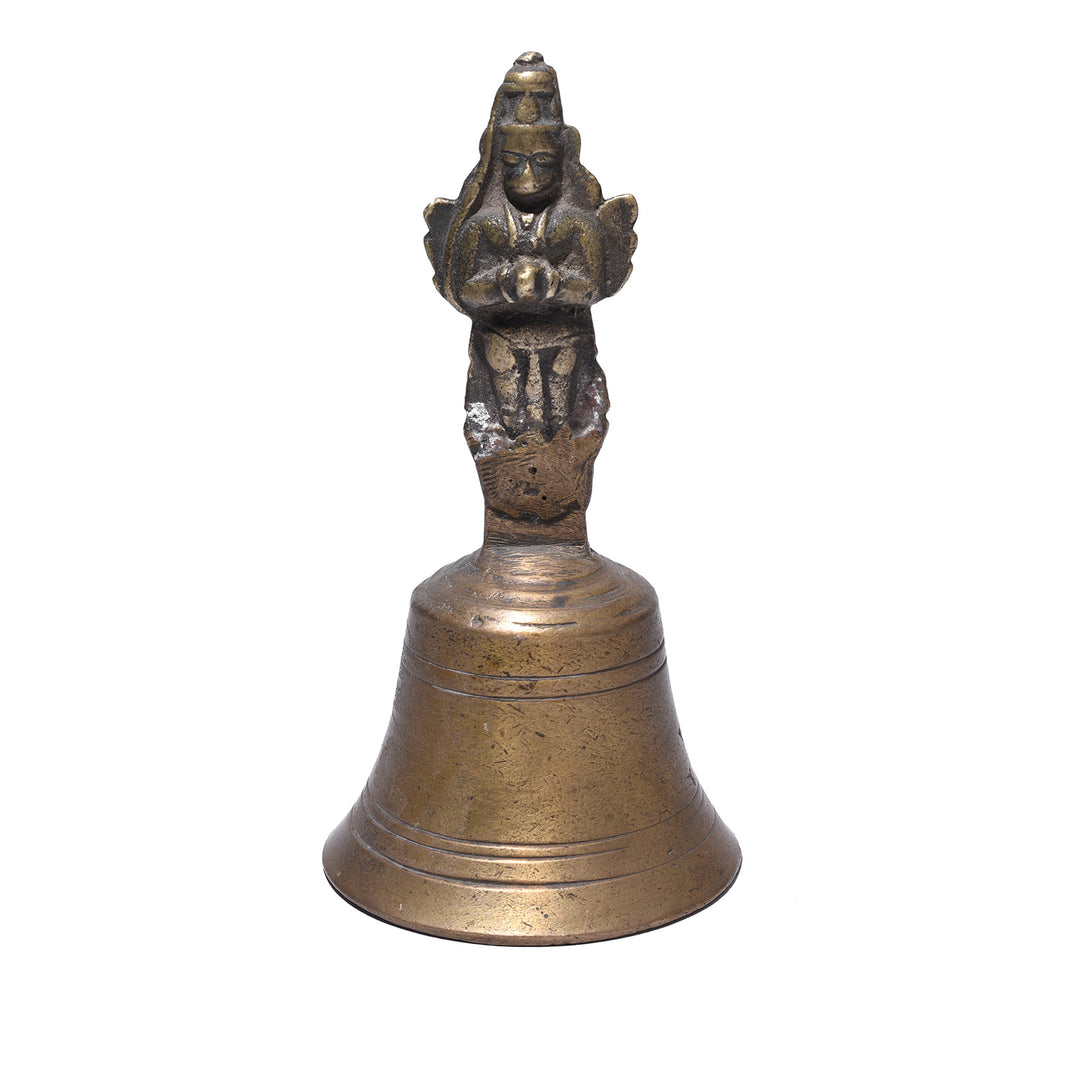 V1 Antique Indian Brass Temple Bells | Indigo Antiques