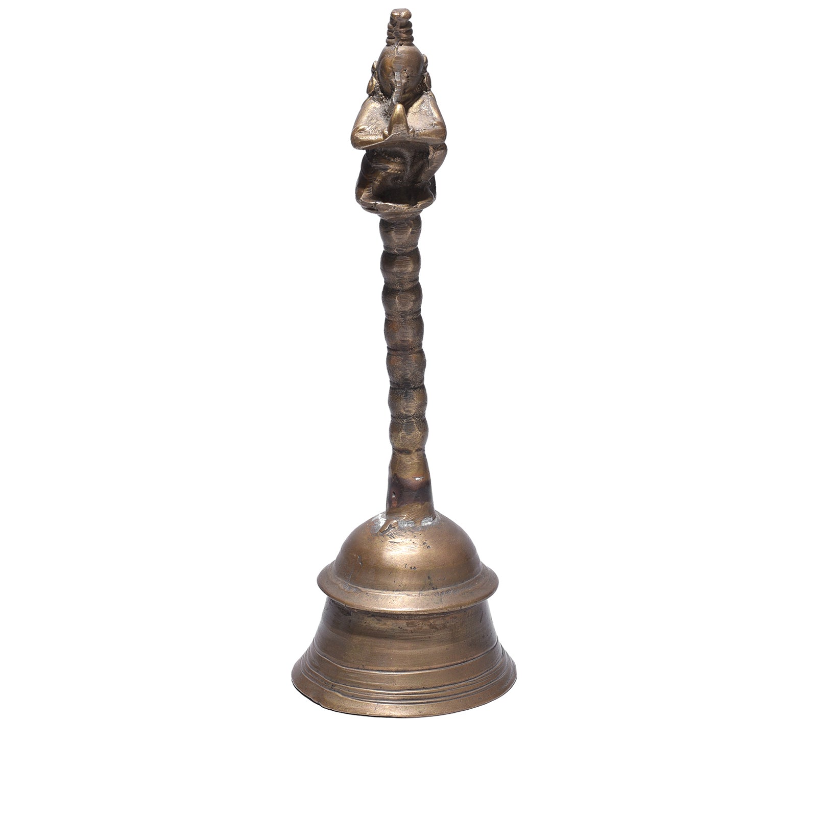 V2 Antique Indian Brass Temple Bells | Indigo Antiques