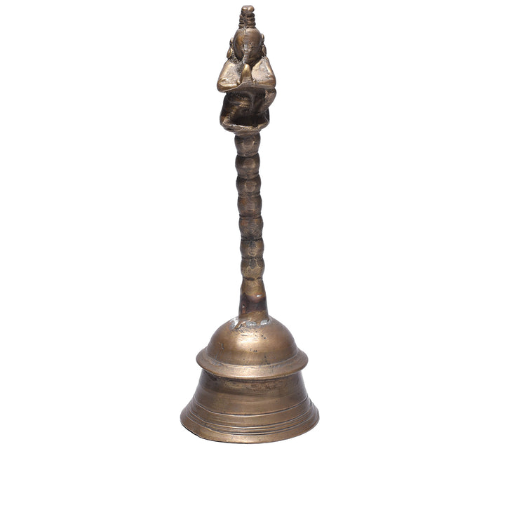 V2 Antique Indian Brass Temple Bells | Indigo Antiques