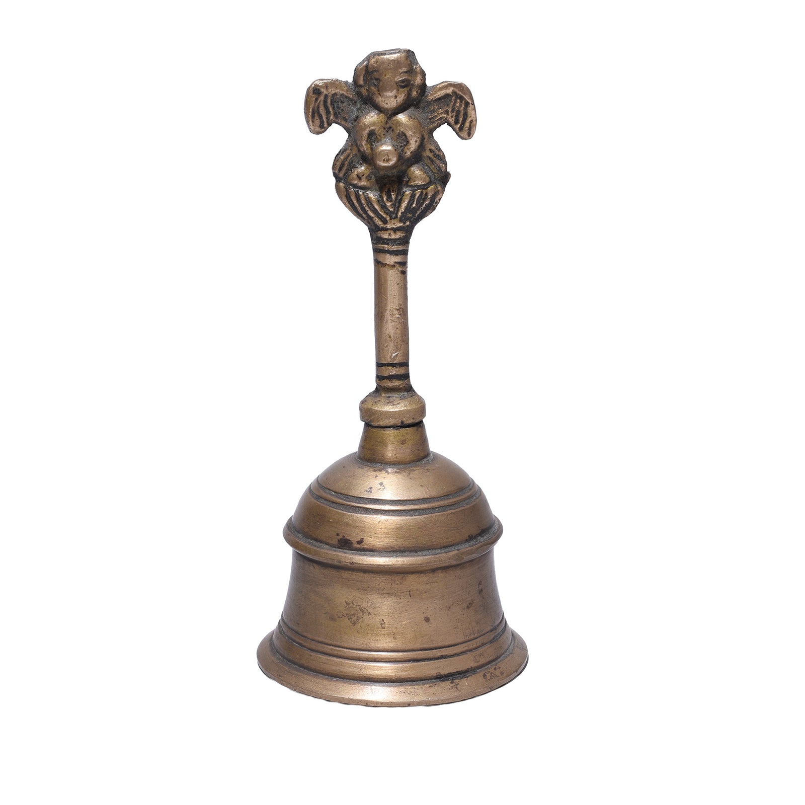 V3 Antique Indian Brass Temple Bells | Indigo Antiques