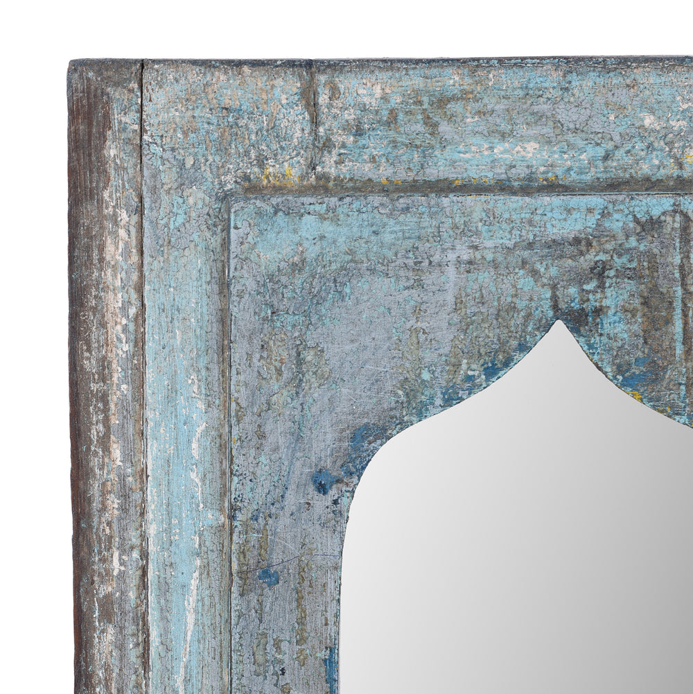 Mihrab Mirror Made From Old Teak Panel | Indigo Antiques