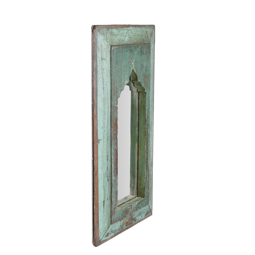 Mihrab Mirror Frame Made From Old Teak | Indigo Antiques