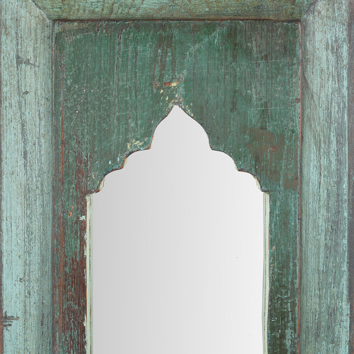 Mihrab Mirror Frame Made From Old Teak | Indigo Antiques