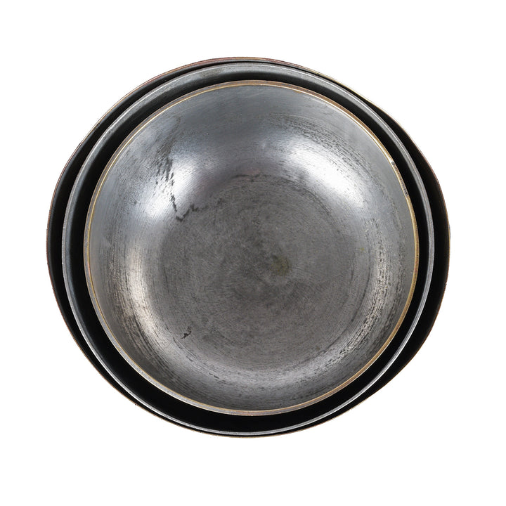 Vintage indian Brass Kattori Bowls Set Of 3 | Indigo Antiques