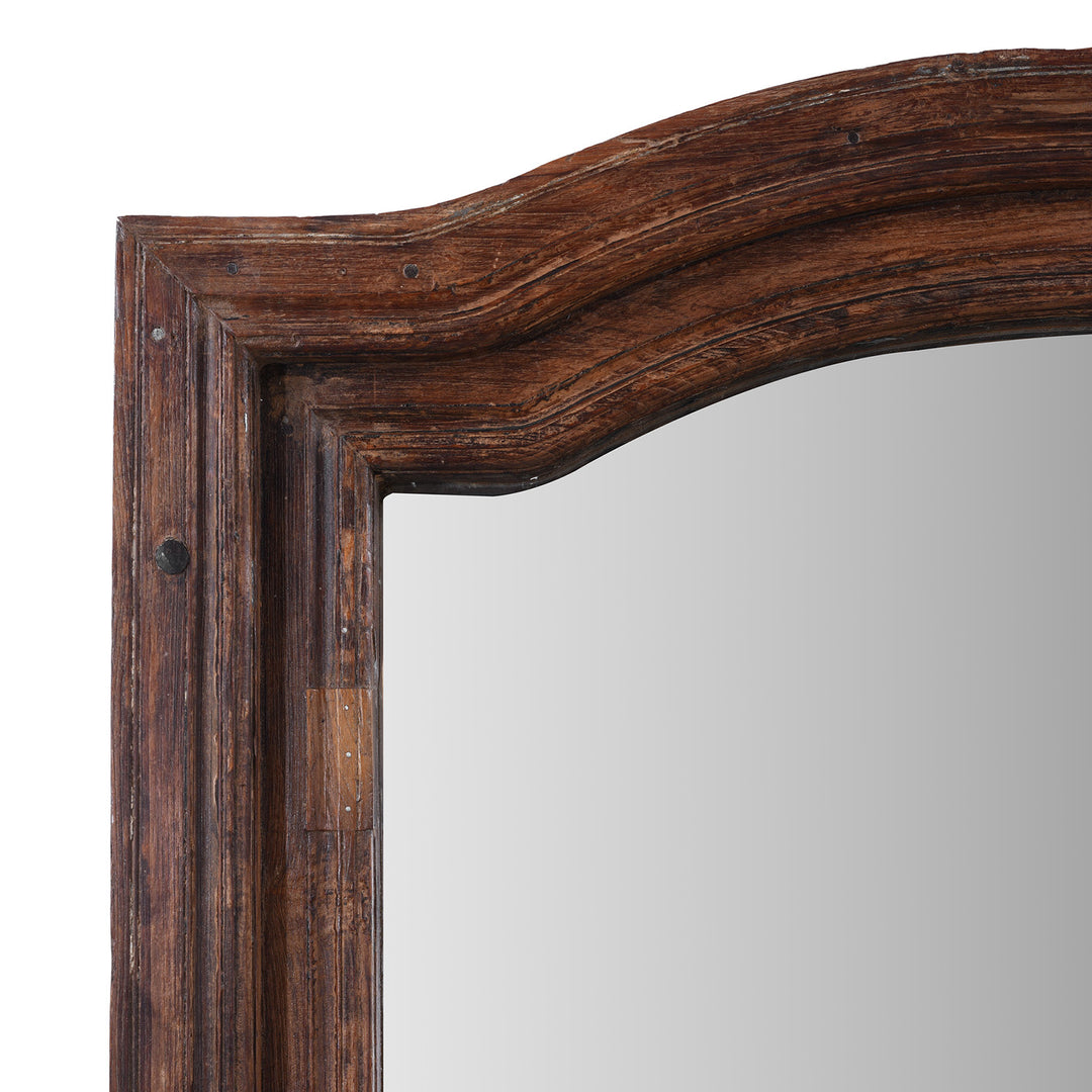 Frame Detail From Antique Indian Teak Mirror | Indigo Antiques
