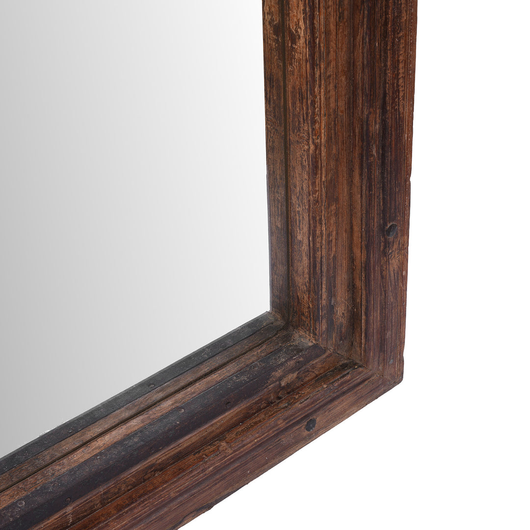 Depth Detail From Antique Indian Teak Mirror | Indigo Antiques