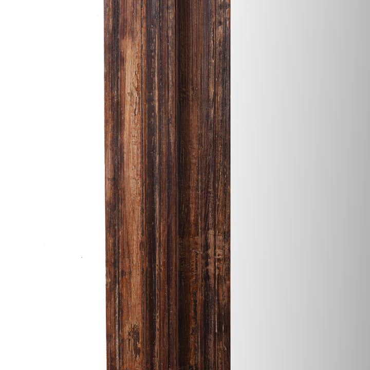 Frame Detail From Antique Indian Teak Mirror | Indigo Antiques