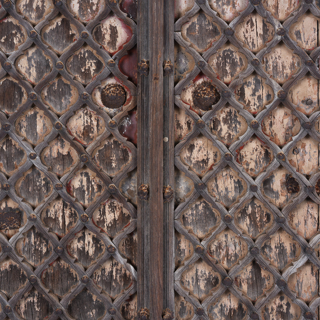 Detail From Antique Indian Jail Window Shutters | Indigo Antiques