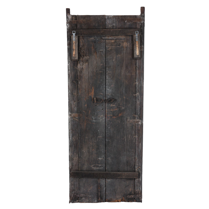 Back Of Antique Indian Jail Window Shutters | Indigo Antiques