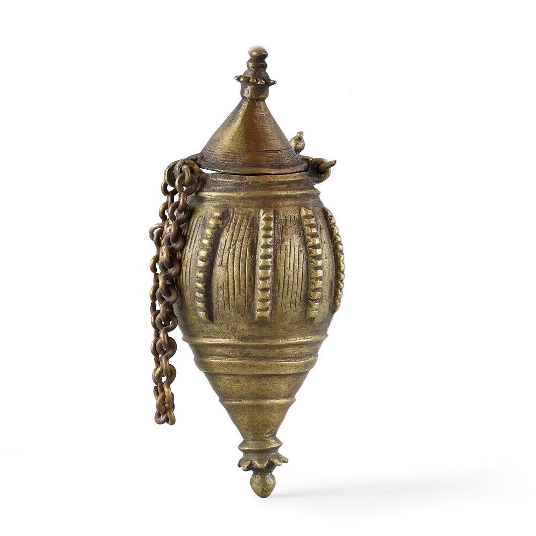 Antique Indian Dhokra Money Box | Indigo Antiques