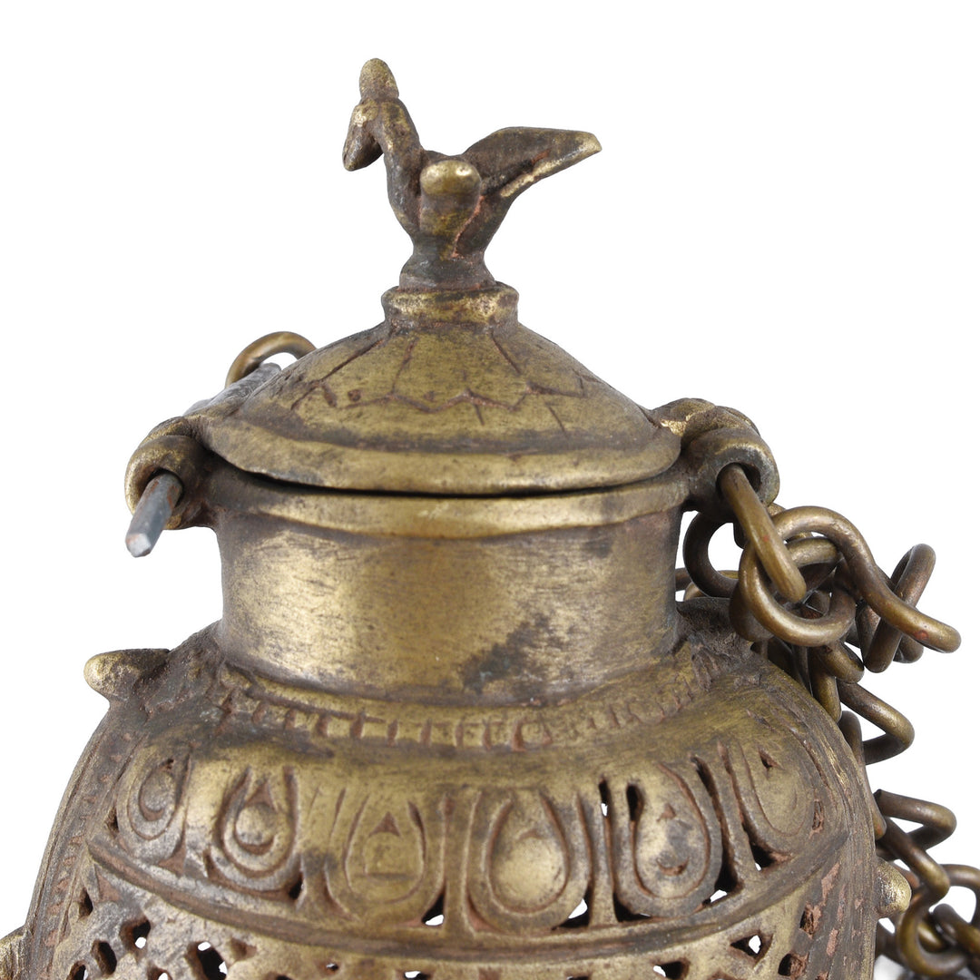 Dhokra Mango Coin Purse From Bengal - 19th Century