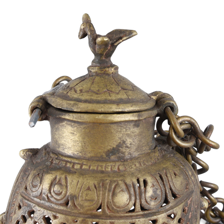 Dhokra Mango Coin Purse From Bengal - 19th Century