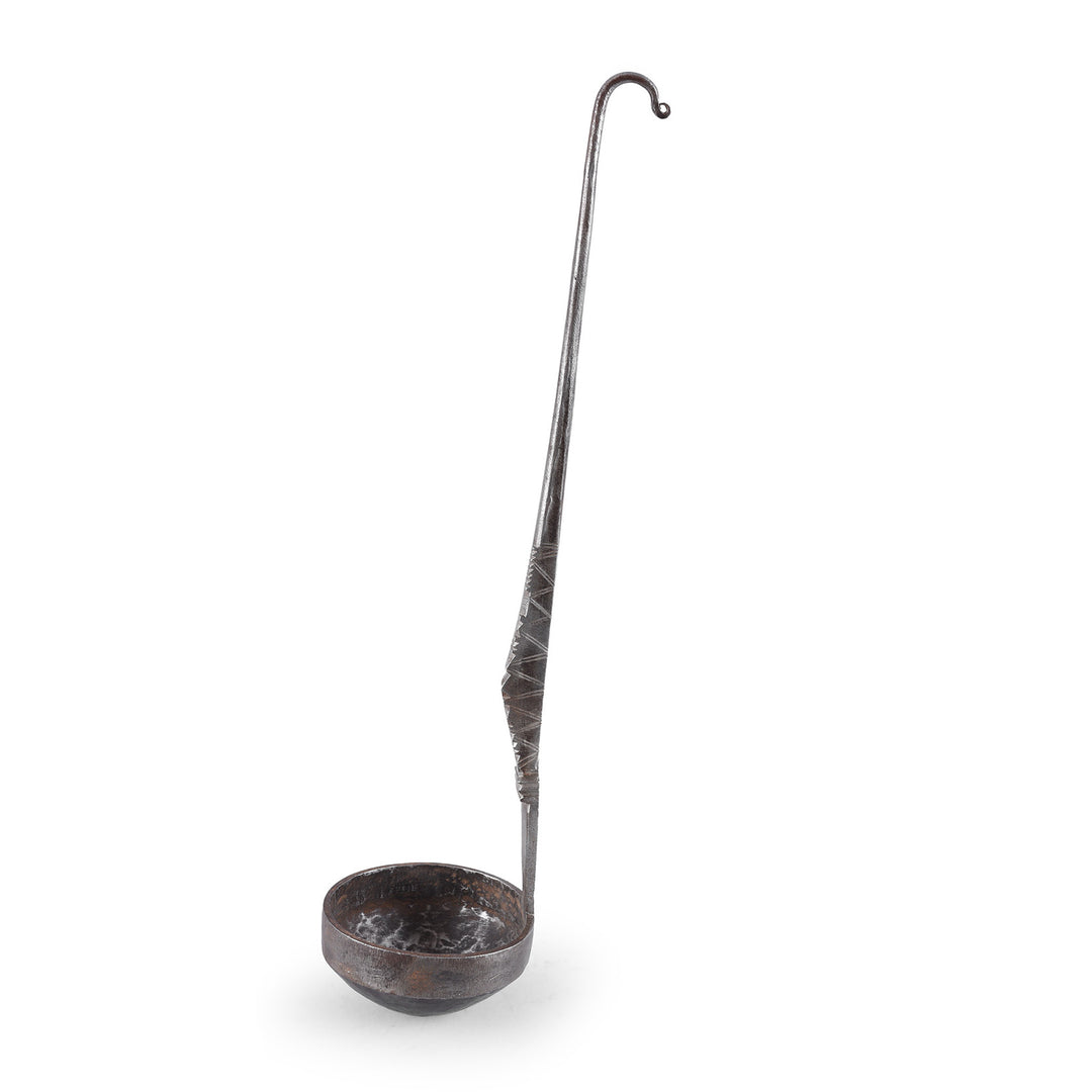 Antique Lamp Spoon (Cruzie) From Rajasthan | INDIGO ANTIQUES