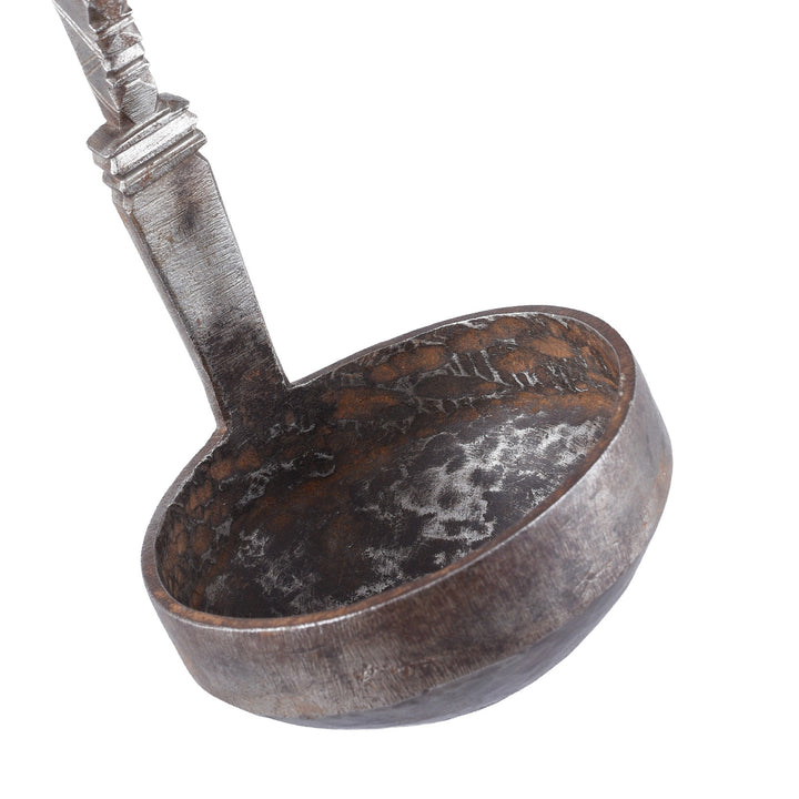 Spoon Detail From Antique Lamp Spoon (Cruzie) From Rajasthan | INDIGO ANTIQUES