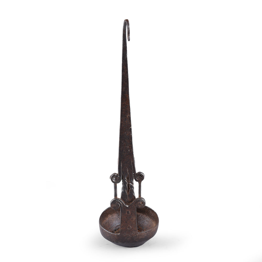 Antique Lamp Spoon (Cruzie) From Rajasthan | INDIGO ANTIQUES