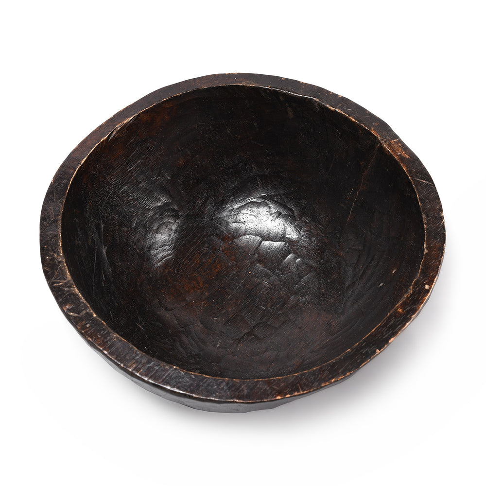 Wooden Bowl From Himachal Pradesh - Ca 1910 | Indigo Antiques